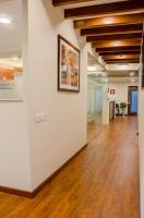 The same corridor looking towards the entry door.